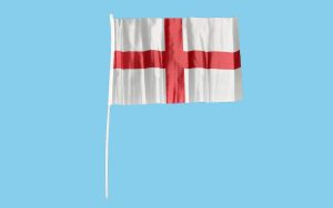 ST GEORGE / ENGLAND HAND FLAG 31CM X 43CM PACK OF 12