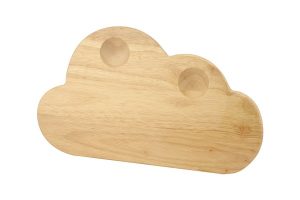 APOLLO RUBBER WOOD BREAKFAST BOARD CLOUD 30CM X 17CM