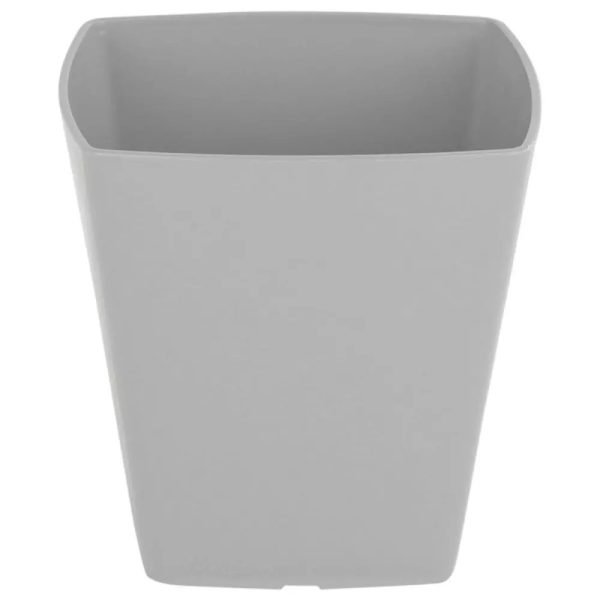 WHAM STUDIO SQUARE PLANTER POT COVER 14CM - COOL GREY