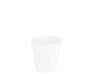 WHAM STUDIO ROUND PLANTER POT COVER 16CM - WHITE