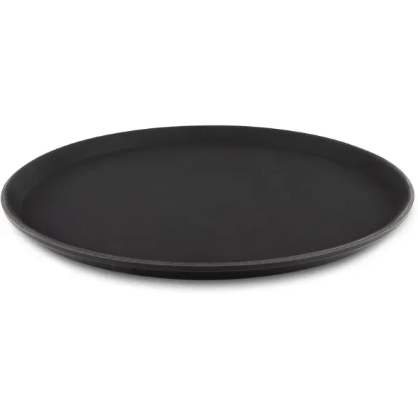 TUFFGRIP SUPER PLASTIC ANTI SKID / NON SLIP FOOD ROUND TRAY 16" / 40CM