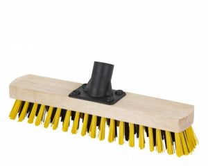 WHAM STIFF BRISTLES DECK SCRUB BROOM HEAD 12 INCH