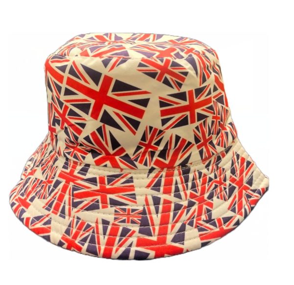 UK UNION JACK FLAG PATTERN BUCKET HAT