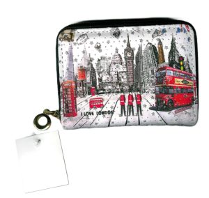 LONDON DESIGN COIN ZIP PURSE
