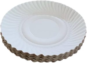 ESSENTIAL PLASTIC DISPOSABLE PARTY PLATE 7 INCH / 18CM PACK OF 100