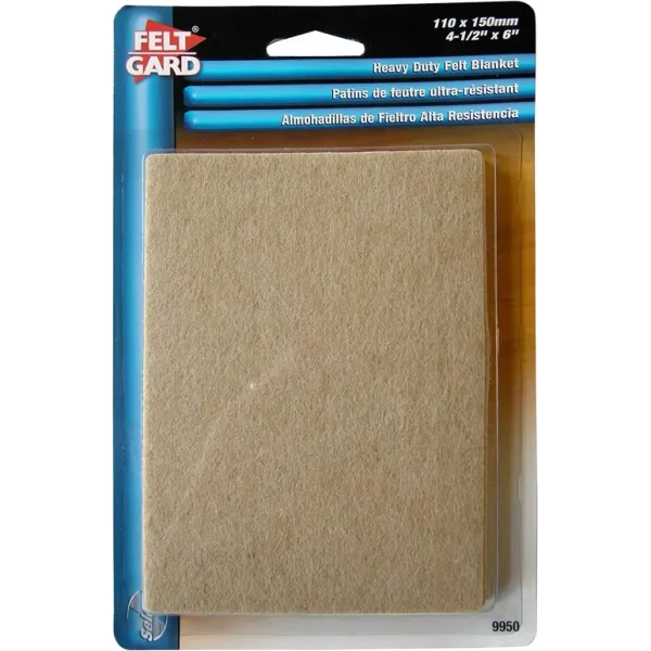 FELTGARD HEAVY DUTY FURNITURE FELT 150MM X 108MM PACK OF 2