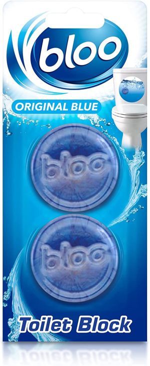 BLOO ORIGINAL BLUE TOILET BLOCKS 38G PACK OF 2