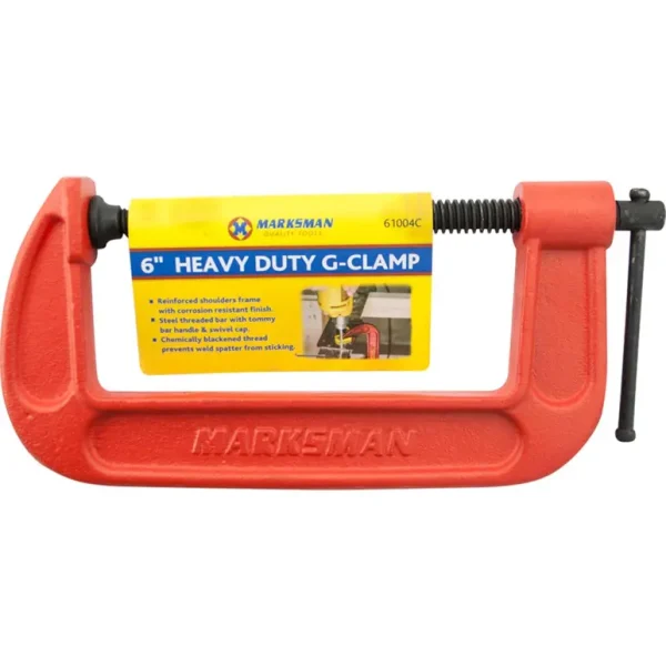 MARKSMAN HEAVY DUTY G CLAMP 6 INCH / 150MM