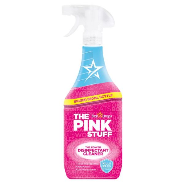 STARDROPS THE PINK STUFF POWER DISINFECTANT CLEANER SPRAY 850ML