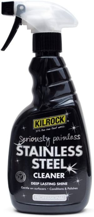 KILROCK STAINLESS STEEL CLEANER SPRAY 500ML