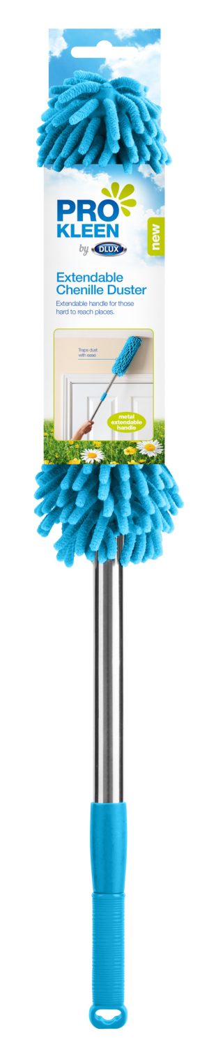 DLUX PRO KLEEN EXTENDABLE / TELESCOPIC CHENILLE CLEANING DUSTER