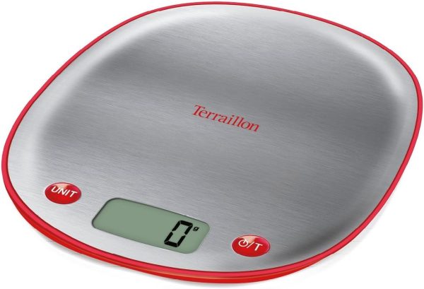 TERRAILLON MACARON INOX STAINLESS STEEL KITCHEN SCALE 5KG