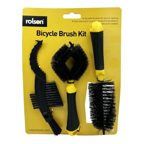 ROLSON BIKE CLEANING BRUSH SET PACK OF 3