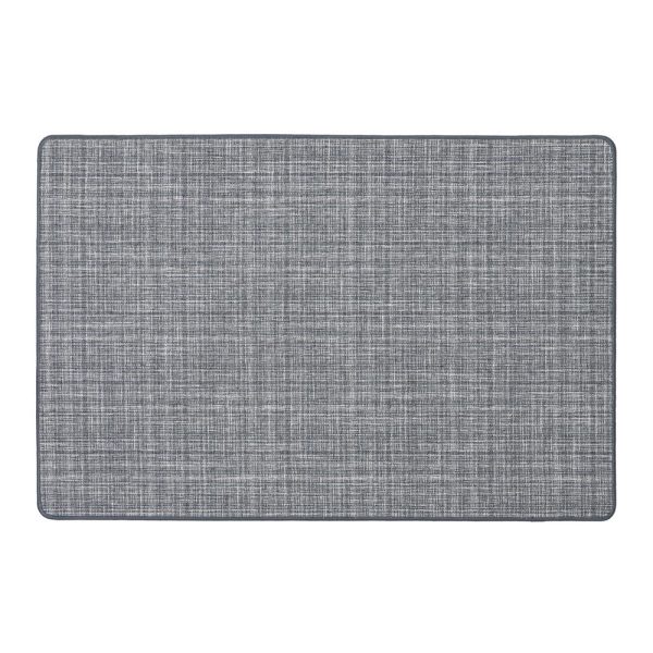 JVL ELEGANCE GREY INDOOR MAT 50 X 75 CM