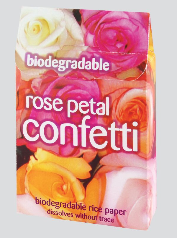 COUNTY BIODEGRADABLE ROSE PETAL CONFETTI