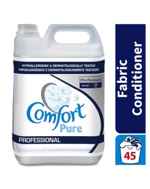 COMFORT PROFESSIONAL PURE FABRIC SOFTENER 5LTR