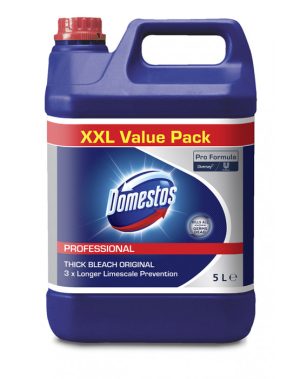 DOMESTOS PROFESSIONAL ORIGINAL THICK BLEACH 5 LTR
