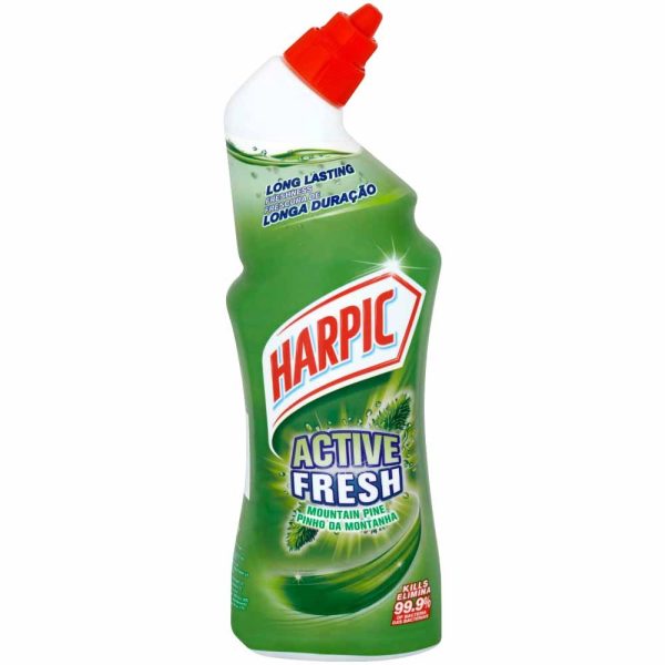 HARPIC ACTIVE FRESH MOUNTAIN PINE TOILET CLEANER 750ML