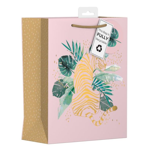 GIFTMAKER JUNGLE DESIGN GIFT BAG APX 20 X 30CM