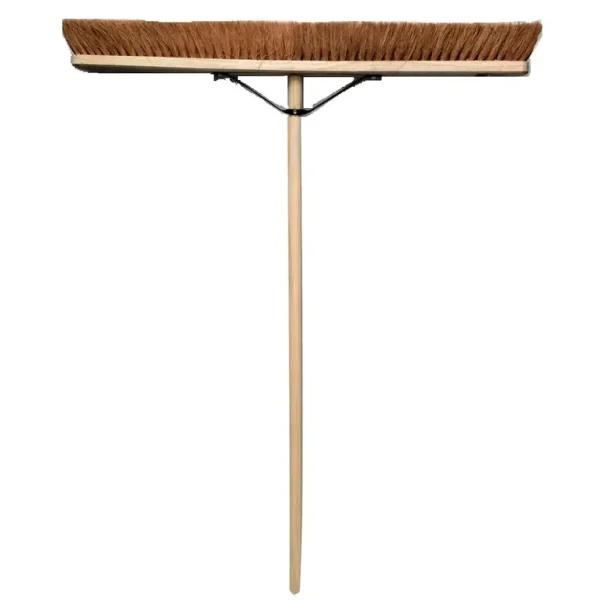 CHARLES BENTLEY NATURAL COCO BROOM 36" WITH WOODEN HANDLE