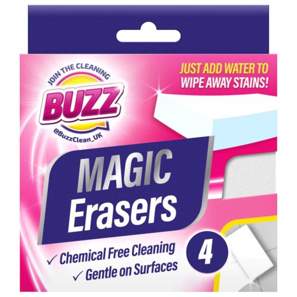 BUZZ MAGIC ERASER PACK OF 4