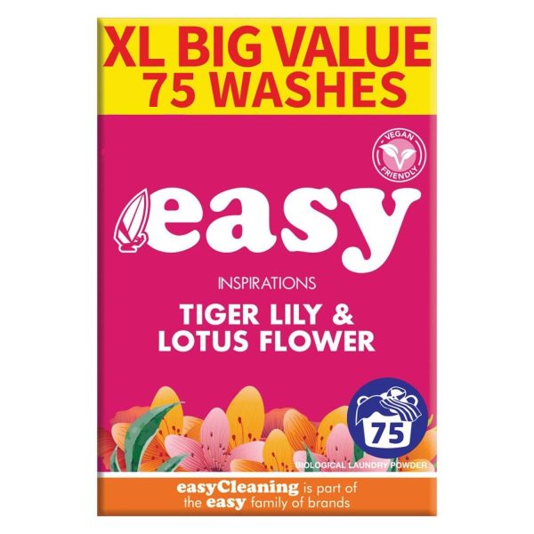 EASY TIGER LILY & LOTUS FLOWER WASHING POWDER 75 WASH 5.1KG