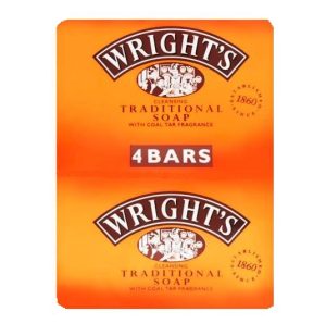 WRIGHT'S CLEANSING TRADITIONAL SOAP 100GM PACK OF 4