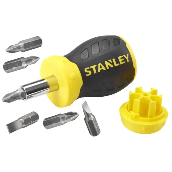 STANLEY MULTIBIT STUBBY SCREWDRIVER