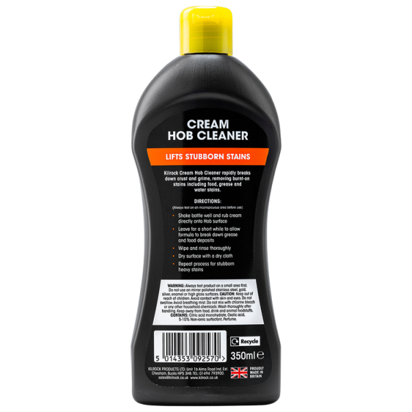 KILROCK CREAM HOB CLEANER 350ML