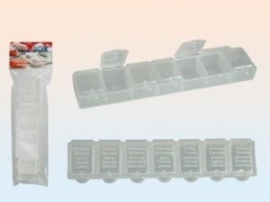 PILL BOX WITH INSCIPTIONS WEEKDAYS