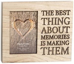 MEMORIES PHOTO FRAME WOODEN