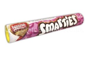 NESTLE SMARTIES PINK CHRISTMAS TUBE (SINGLE FOR) 150 GM