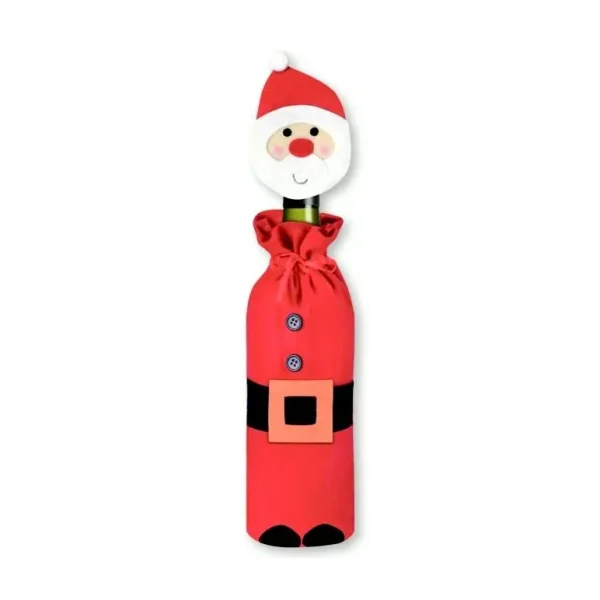 CHRISTMAS NOVELTY BOTTLE BAG SANTA