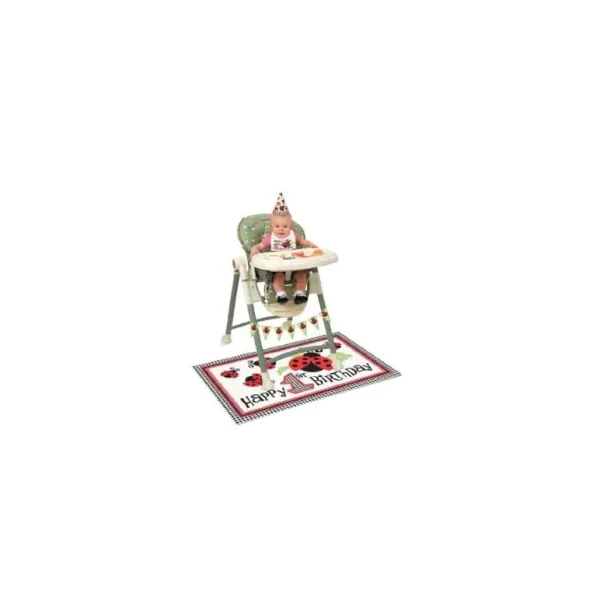 LIVELY LADYBUGS 1ST BIRTHDAY PARTY HIGH CHAIR KIT