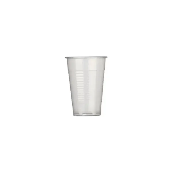 100 DISPOSABLE PLASTIC CUPS CLEAR