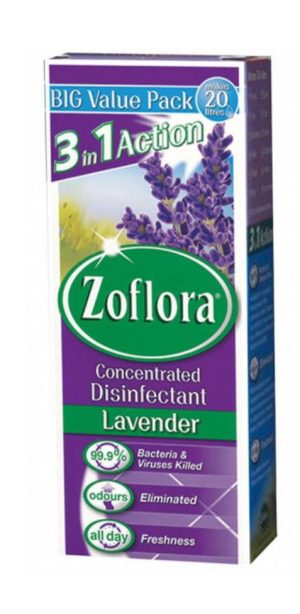 ZOFLORA 3 IN 1 ANTI BACTERIAL DISINFECT CLEANER 500ML LAVENDER