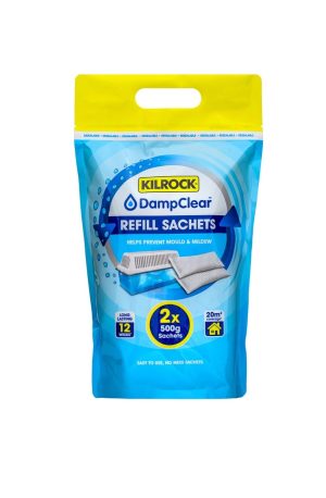 KILROCK DAMP CLEAR MOISTURE CRYSTALS REFILL 2 x 500g