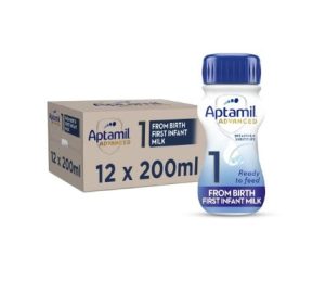 Aptamil Advanced Stage 1 200ml x 12 (expiry 26/05/2025)
