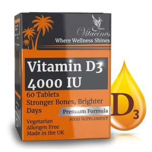 Vitacines Vitamin D3 4000 IU – 60 tablets