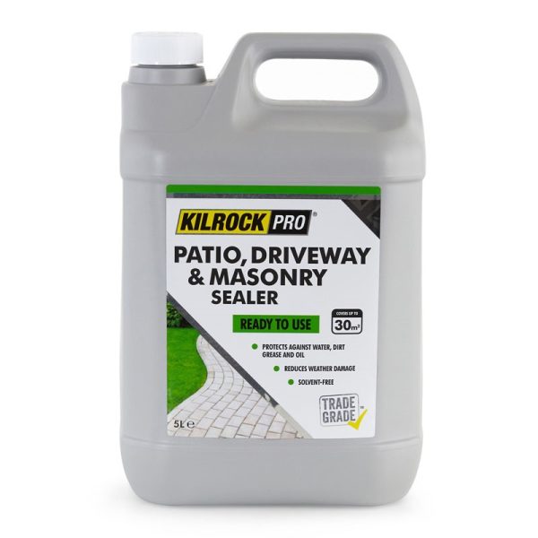KILROCK PRO PATIO, DRIVEWAY & MASONRY SEALER 5 LITRE