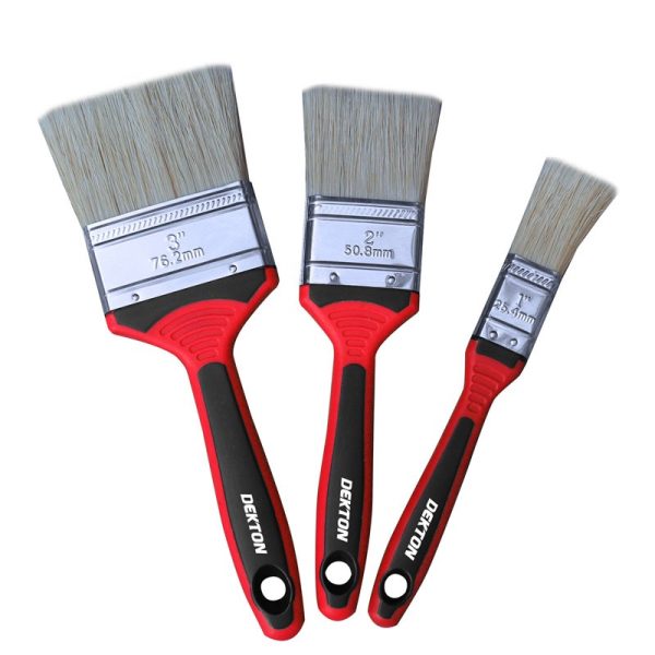DEKTON PROFESSIONAL GRADE PAINT BRUSH 3PC SET
