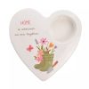 LOVE LIFE CERAMIC TEA LIGHT CANDLE HOLDER HOME