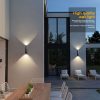 EXTRASTAR OUTDOOR DOUBLE WALL LIGHT UP & DOWN BLACK