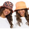 LADIES BUCKET HAT REVERSIBLE ANIMAL