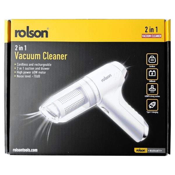 ROLSON 2 IN 1 RECHARGEABLE VACUUM CLEANER