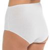 LADIES BRIEFS LACE FRONT WHITE PACK OF 3