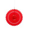 DECORATIVE FAN RED 16INCH
