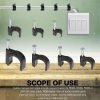 DEKTON ROUND CABLE CLIP ASSORTMENT 390PCS
