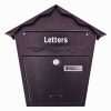 AMTECH POST BOX BLACK