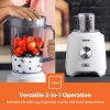 GEEPAS 2 IN 1 BLENDER WHITE